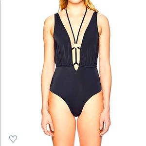 Guess black one-piece swimsuit